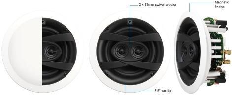 1 x 115 mm membrana polipropylenowa przetwornik wysokotonowy: 2 x 13 mm obrotowy grill w kolorze czarnym 649 zł 527,64 zł EAN: 5036694039366 wymiary produktu: 135 x 245 x 170 mm QI1200 (Qi65CW ST)