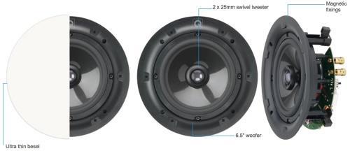 QI1170 (Qi65CP ST) linia: Performance rekomendowana moc wzmacniacza: 15-80 Watt maksymalne SPL (2.