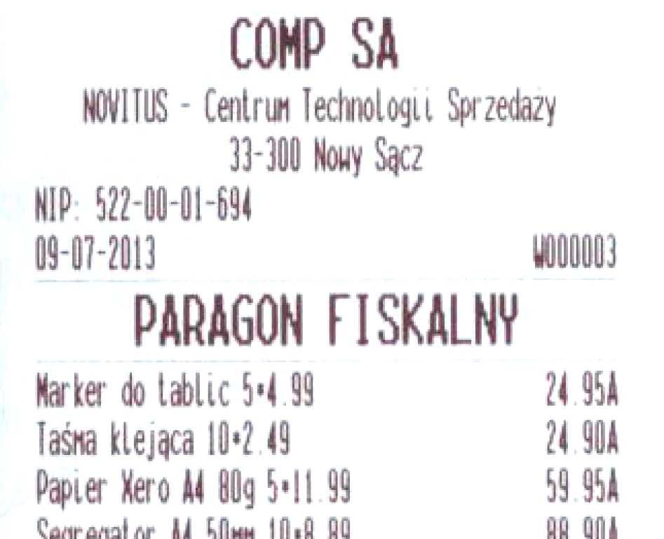 1) Brak (nie wprowadzamy żadnego identyfikatora) 2) NIP wybierając tę opcję należy na następnym ekranie wprowadzić numer NIP konkretnego nabywcy 3) REGON możliwość wprowadzenia REGONU nabywcy 4)