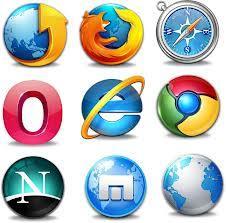 Przeglądarki WWW Przeglądarka WWW aplikacja typu desktop uruchamiana w systemie operacyjnym i działająca w trybie klient-serwer Realizuje