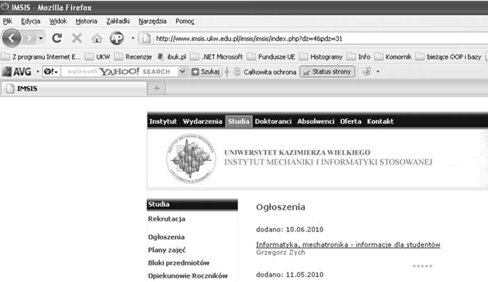 Literatura Wstęp do programowania systematycznego,. Wirth, W 1999. Algorytmy, struktury danych i techniki programowania, P. Wróblewski, Helion 2003 Algorytmy + struktury danych = programy,.