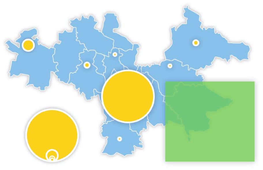 Sektor nowoczesnych usług biznesowych w Katowicach i Metropolii Silesia > Charakterystyka centrów usług w Katowicach i Metropolii Silesia 42 Rysunek 3.