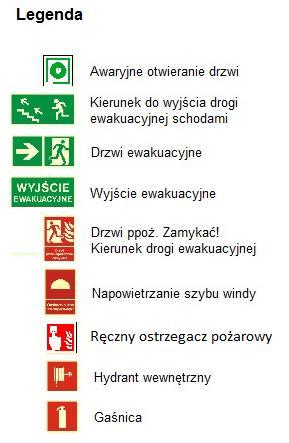 Kondygnacji 1 277,6 m2 PM do 500 MJ/m 2 Liczba stref pożarowych 1 Piwnica PM