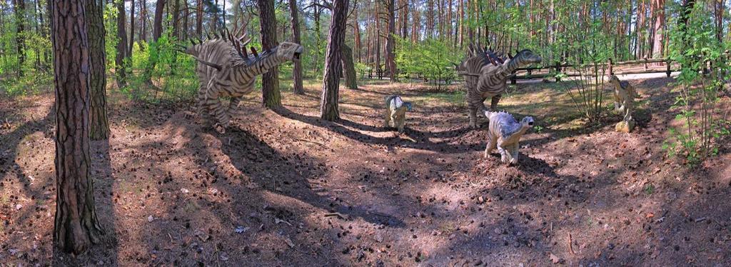 Ścieżka dydaktyczna Jurajski Ogród Botaniczny Jak wyglądała szata roślinna porastająca świat dinozaurów? Co stanowiło ulubiony przysmak roślinożernych gigantów?