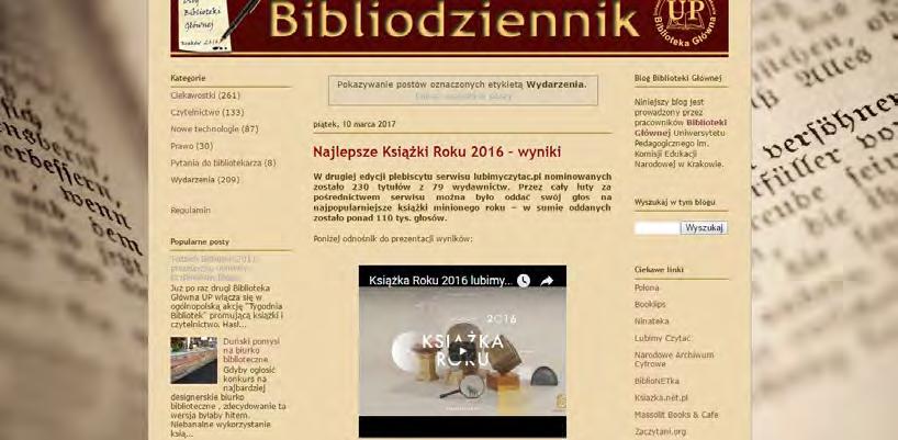 Bibliodziennik Blog Biblioteki