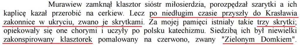 Viņas strādājušas nabadzīgo ļaužu slimnīcā, rūpējušās par grūtībās nonākušām sievietēm, arī katehizējušas bērnus. Šī ir vienīgā no t.