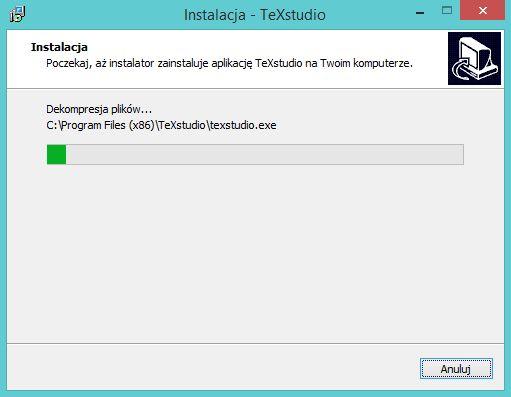 Instalacja aplikacji TeXStudio W ciągu kilku minut