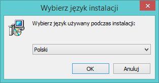 Instalacja aplikacji TeXStudio Po uruchomieniu instalatora wybieramy język jakim będziemy się posługiwać