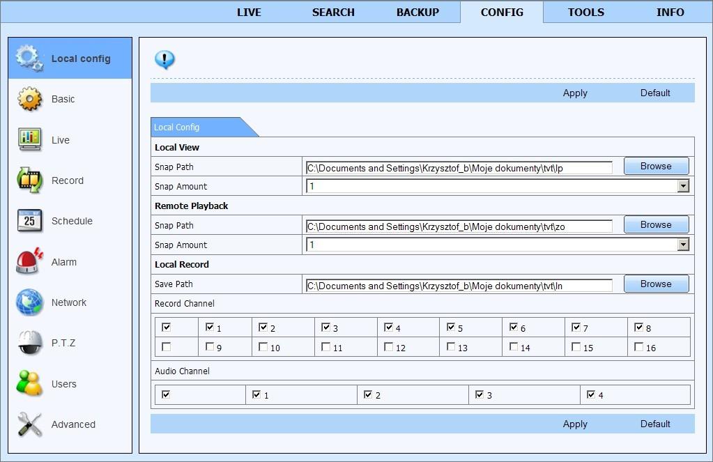 NDR-BA3208,NDR-BA3416 User s manual ver.1.1 NETWORK OPERATIONS UTILIZING WEB BROWSER 6.7.