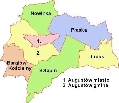2. CHARAKTERYSTYKA POWIATU Powiat augustowski zlokalizowany jest w województwie podlaskim.