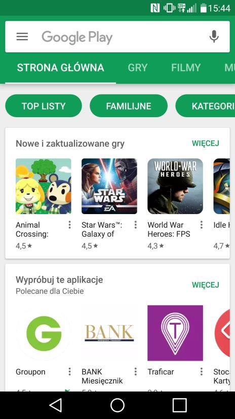 Rozdział II Pobranie aplikacji mobilnej Portfel SGB ze sklepu