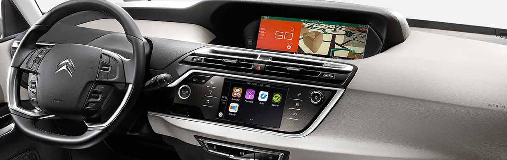 NOWOŚĆ TECHNOLOGIE MOBILNE INTELIGENTNE I PRZYJAZNE Usługa towarzysząca CITROËN Connect Navi to nowy system nawigacji 3D, który dostarcza informacji w czasie rzeczywistym.