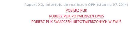 Mechanizmy wydruku wykonanego raportu są mechanizmami wewnętrznymi uzależnionymi od przeglądarki internetowej, w której uruchomiony został system medyczny.