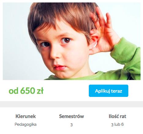 Rekrutacja on-line Aby aplikować na studia podyplomowe