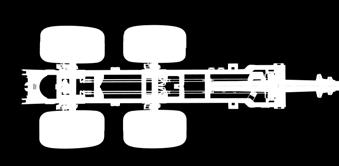 WĄSKA RAMA Konstrukcja wąskiej ramy (760 mm) pozwala połączyć ograniczoną szerokość całkowitą i maksymalny promień skrętu.