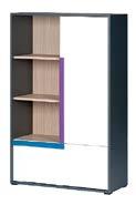 / witdh - 65 cm R T F G L IKAR 04 szafa narożna 1 door corner 1-drzwiowa wardrobe 53 x 194 x 35/73 cm 53 x 194 x 35/73 cm