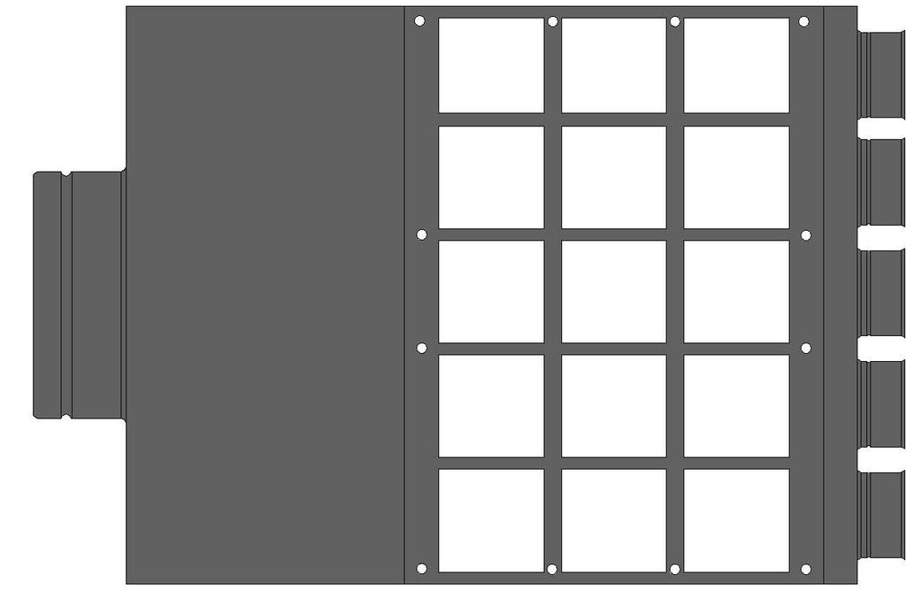 255 mm Szerokość 620 mm Długość 500 mm 812,00 zł Rozdzielacz rurowy z przestawnymi panelami siedmiokróćcowy 15x75mm/200mm RPP-15X75/200-OC