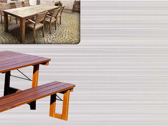 28 +/- 2 mm pokrycie: brązowy lakier akrylowy wymiary stołu: 70 x 180 x 71,6 cm