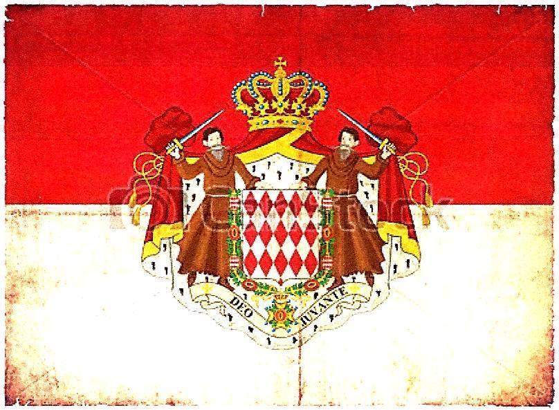 Zauważmy iż tenże porządek barw był zastosowany na historycznej banderze Księstwa Monako.