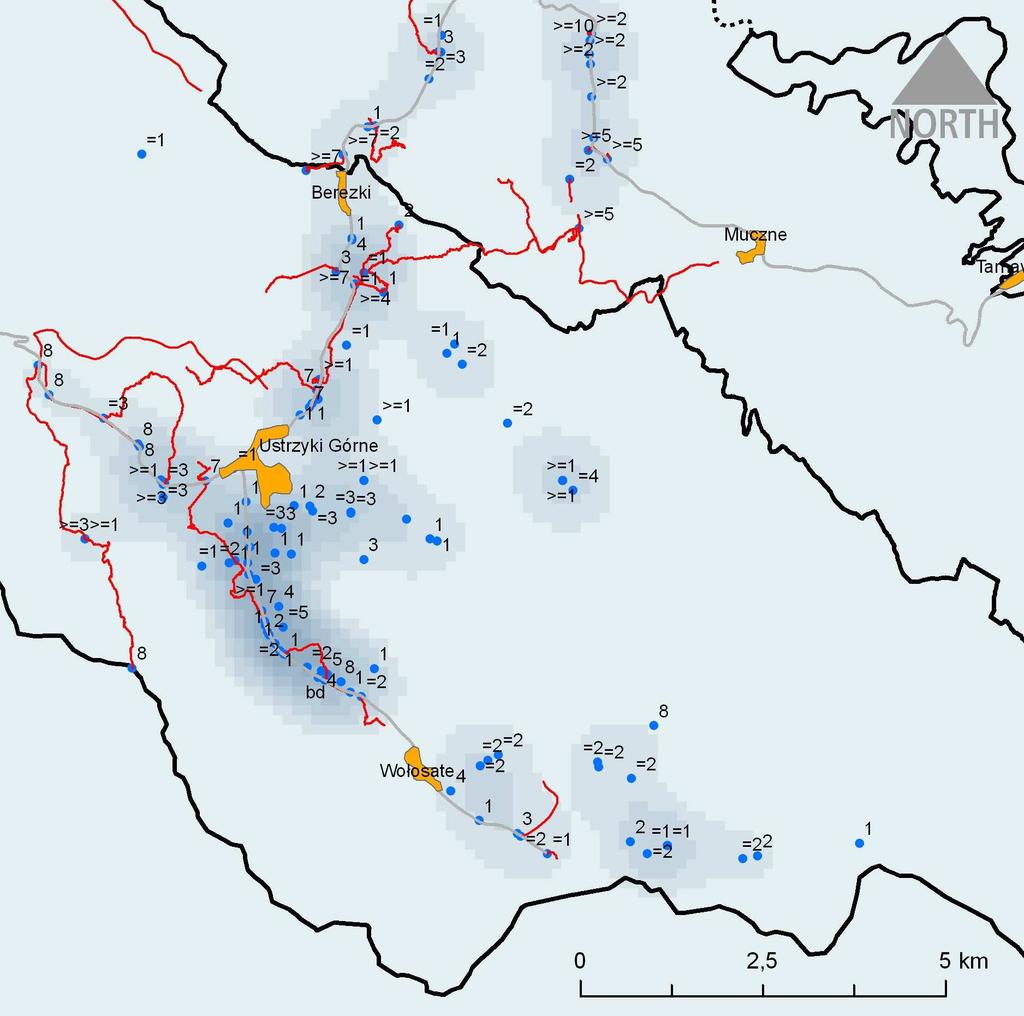 Bereżek w latach 2012-2014. Ryc.