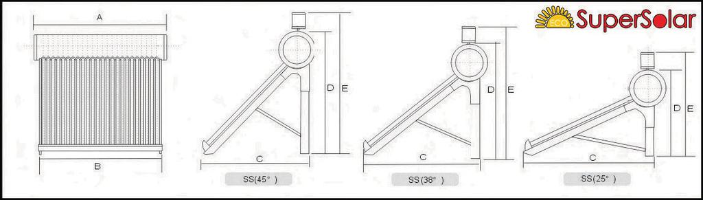 80 140 132 138/147/165 140/125/95 180/165/135 SS24-150 Ø 47x1500*24Pc 45 /38 /25 150 2.16 165 151 138/147/165 140/125/95 180/165/135 SS30-150 Ø 47x1500*30Pc 45 /38 /25 180 2.