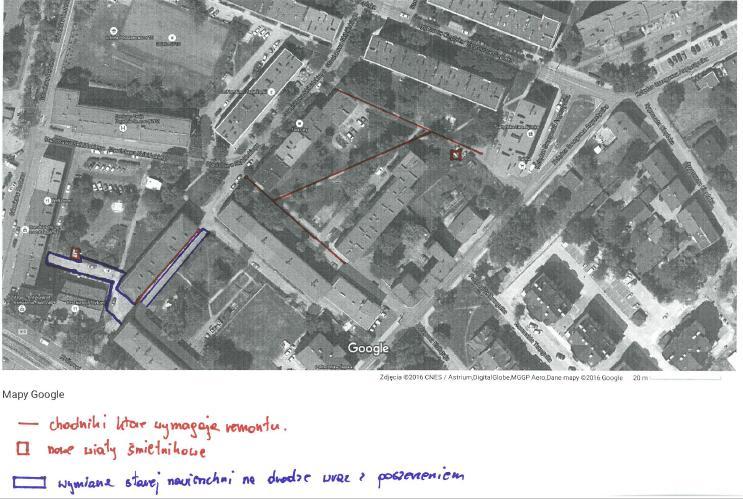 Lokalizacja: teren w obrębie ulic Górników Redenu, Skibińskiego,