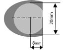 1000 szt/pc 18/19mm złącze cf52 + trzpień euro cf52 connecting