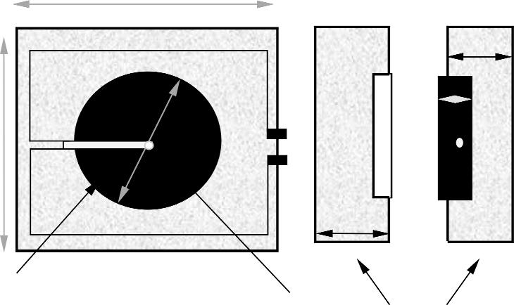 344 Wspó³czesna Onkologia 300 300 Ø120 15 45 Charakterystyka temperaturowo- -rezystancyjna termistora jest nieliniowa i mo na j¹ zlinearyzowaæ we wspó³rzêdnych pó³logarytmicznych: log R=f (1/T) Do