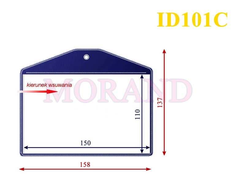 Wymiar zewnętrzny: 158x137 mm Wymiar wewnętrzny: 150x110 mm Format A6 otwór okrągły lub podłużny ID101C 101-500 do 100 0,96 0,91 0,87 0,83 negocjacja Wymiar zewnętrzny: 57x175 mm Wymiar wewnętrzny: