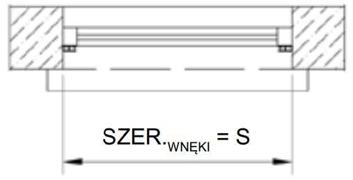 Wysokość rolety to wysokość okna powiększona o wysokość skrzynki roletowej dobranej na podstawie średnic nawojowych. Roletę montuje się w taki sposób aby skrzynka nachodziła na ramę okienną około 1cm.