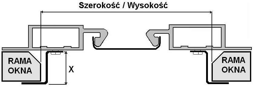 Szerokość światła Wysokość światła Ilość szt Sposób montażu narożnik zew/wew Uchwyt obrotowy Profil ramki Kolor Narożnik