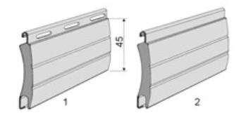 Rodzaje pancerzy 1- pancerz perforowany 2-pancerz nieperforowany Pancerze aluminiowe Pancerze PCV Profil PA39 Profil PA43 Profil PA40 Profil PA52 Profil PCV37 Profil PCV52 Wysokość profilu 39 mm 45