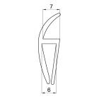 Uwagi Pozostałe profile Uszczelka na krawędź 3mm GST 180 H3 GST 180 H5 Uszczelka na krawędź 1: 5mm