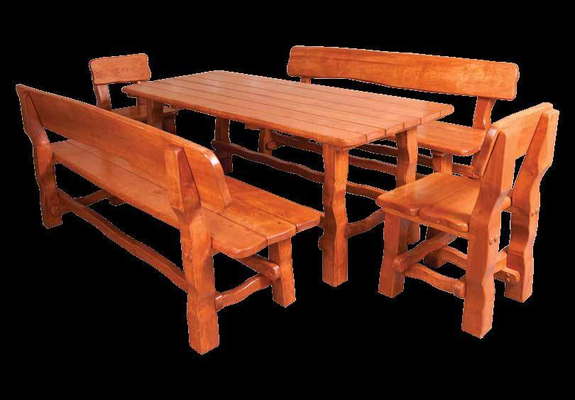 drewno olchowe drevo jelšové 5 MO 212 rozmiar stołu / rozmer stolu S200 W75 G80 rozmiar ławy / rozmer
