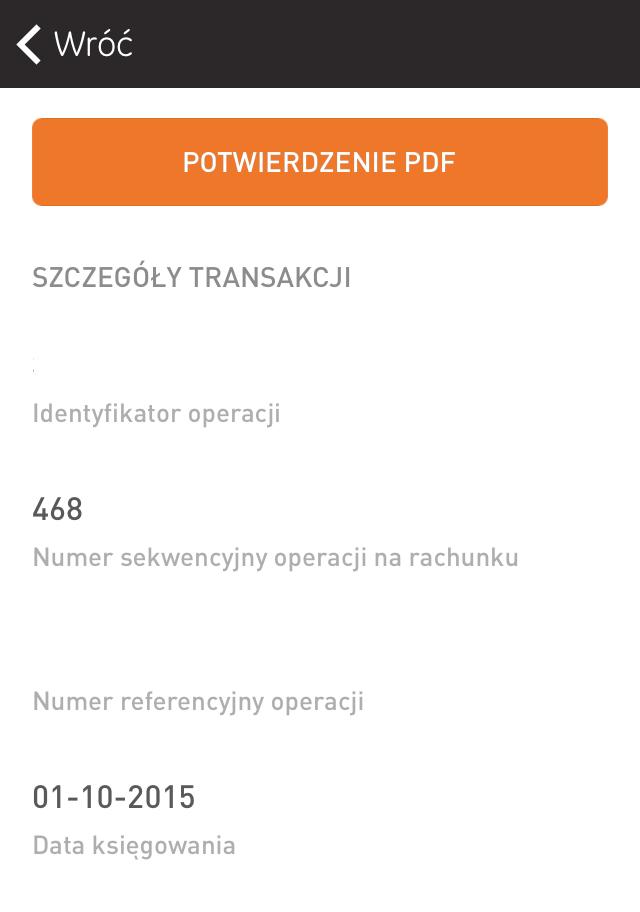 9 POTWIERDZENIE PDF Aplikacja umożliwia pobranie, przesłanie i