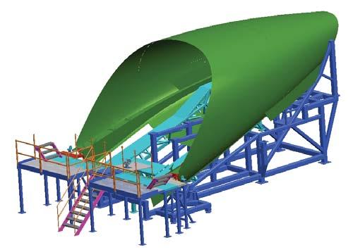 Osprzęt, który zaprojektowany został w systemie NX dla złożonej części jest przygotowany, aby wygenerować ścieżkę obróbkową w module NX Machining Łatwa i szybka aktualizacja