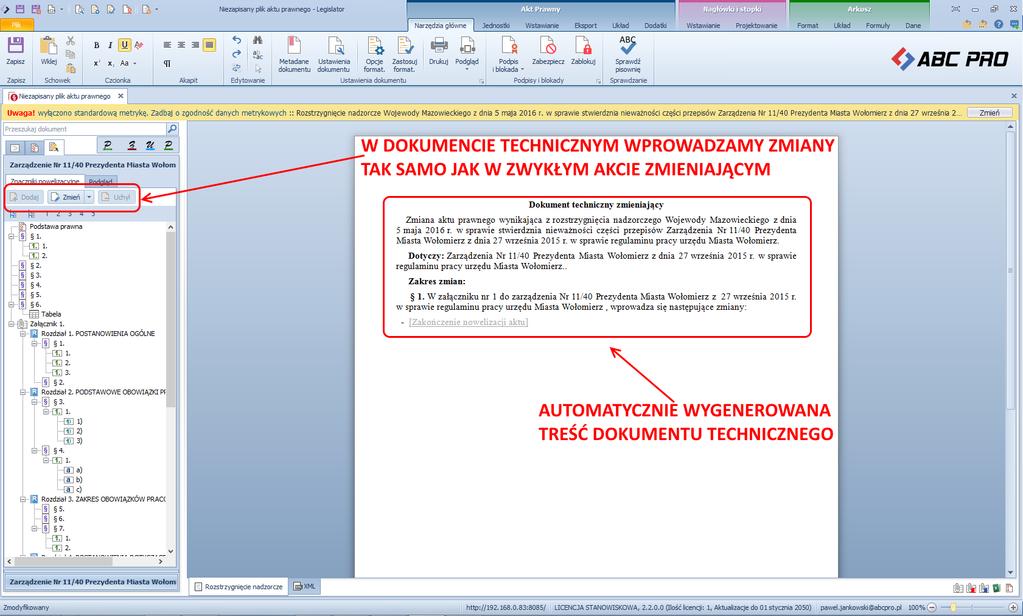 Po przejściu do następnego kroku, zostanie przygotowany