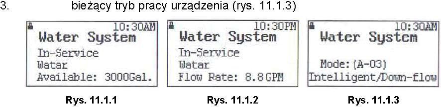 Czas płukania wstecznego 0 99:59 1 sek Ilość dodatkowych cykli płukań 0-20 1 Ilość pomijanych płukań wstecznych Czas pobierania solanki i wolnego płukania Czas uzupełniania wody w zbiorniku solanki