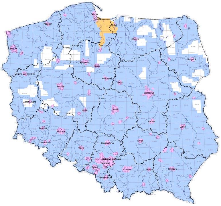 i udostępnia bazy danych centralnego zasobu geodezyjnego i kartograficznego w Polsce (http://www.codgik.gov.pl/o-codgik.html).