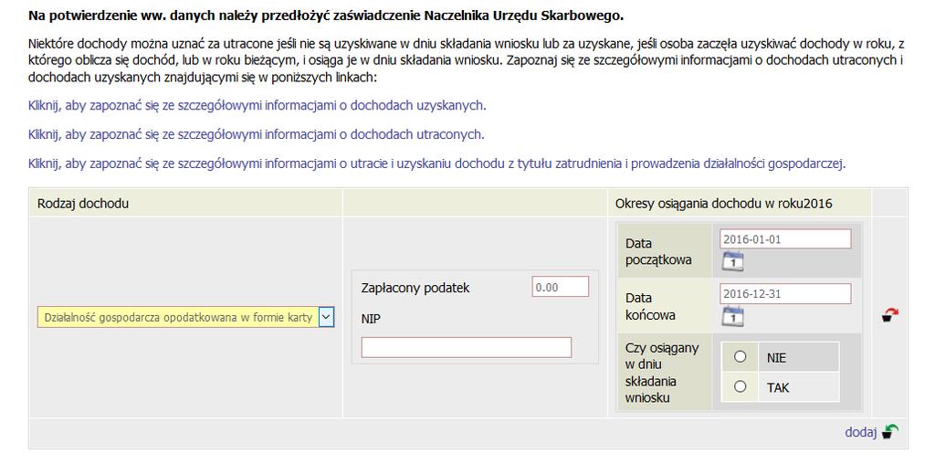 W przypadku karty podatkowej także należy przepisać