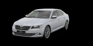 ŠKODA Superb Laurin & Klement Kolor: Biel Moon Metalizowany Wersja wnętrza: Czarny Silnik: 2,0 TDI 140 kw (190 KM) 6-biegowa automatyczna DSG SCR Wyposażenie dodatkowe: 1.