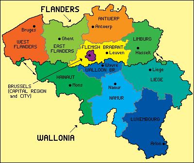 Każdy z 3 regionów Belgii