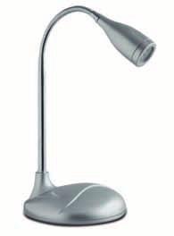 Lampka biurkowa LED SUENA LED OPRAWY WEWNĘTRZNE - LAMPKI BIURKOWE : Do oświetlenia pomieszczeń o niskiej wilgotności. : Zasilanie 230V AC/ 50Hz - 60Hz. Moc 1 W. Stabilna podstawka.