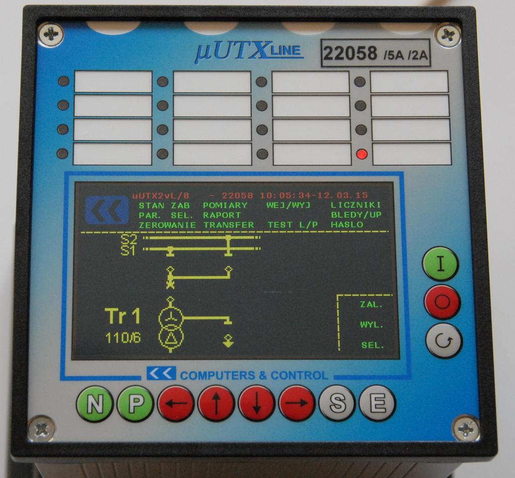 UTX serii 2 UNIWERSALNY TERMINAL ZABEZPIECZENIOWY PRACUJĄCY W SIECI Z DOWOLNYM PUNKTEM NEUTRALNYM UTXvL µutxvl UTXvSSZ µutxvssz UTXvSR µutxvsr - uniwersalny terminal zabezpieczeniowy - akwizytor dla