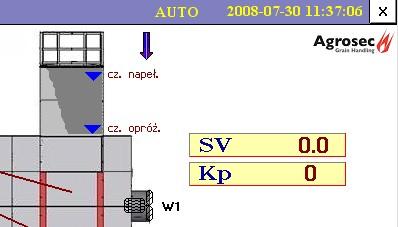 Rys.22. Pole do edycji temperatury zadanej ziarna SV.