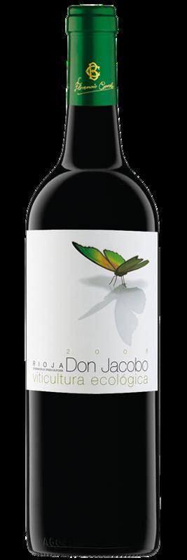 DON JACOBO RED ECOLOGICAL 2007 KRAJ POCHODZENIA: HISZPANIA PRODUCENT: BODEGAS CORRAL REGION: RIOJA KOLOR: CZERWONE SMAK: WYTRAWNE Kolor