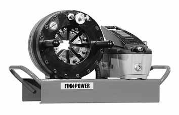 FP-P16AP FP-P20AP FINN-POWER P16 AP, P20 AP Prasy o pneumatycznym napędzie pompy hydraulicznej przeznaczone dla warsztatów naprawczych, punktów