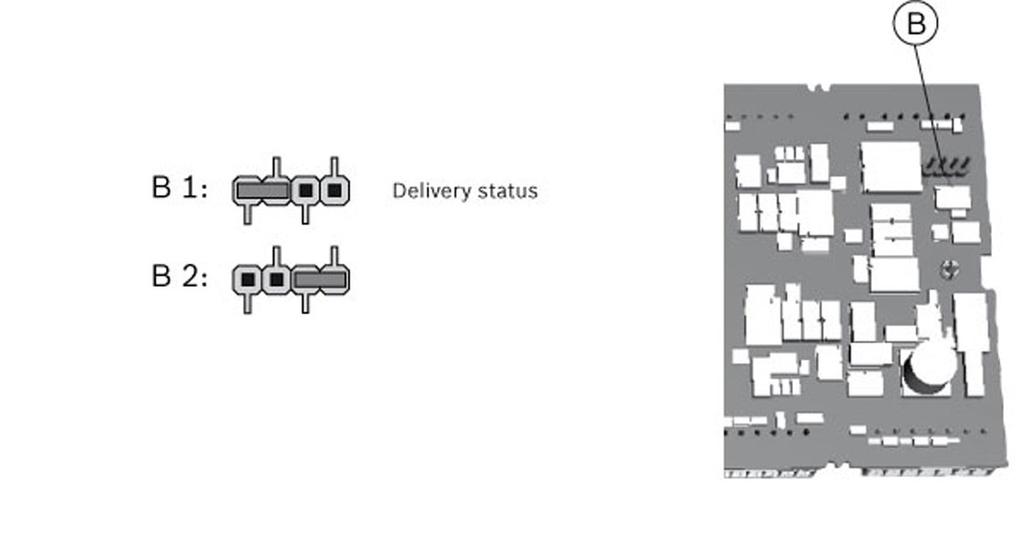 Access Modular Instalacja pl 29 Uwaga! Jeśli urządzenie AMC2-4R4 pracuje w trybie RS-232, należy ustawić zworę JP1 (= A2). 4.6.2 Masa interfejsu modułu rozszerzeń Rysunek 4.