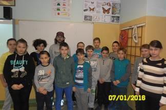 2 Wolontariusze z Wielkiej Brytanii, Francji oraz Portugalii W dniu 07.01.2016r.