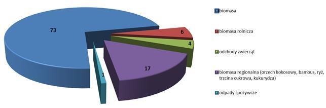 Z czego biowęgiel? Wykres 1.